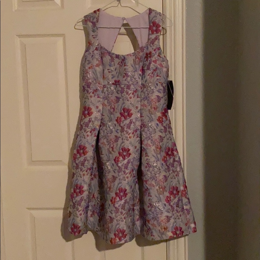 Aidan matrix lilac dress